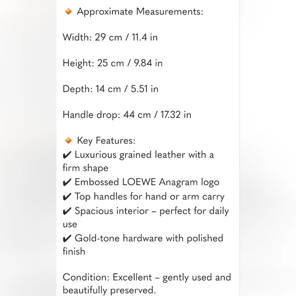 LOEWE ✨️EUC Amazona Dome Satchel – Grained Leather in Mustard & Taupe - Picture 11 of 11